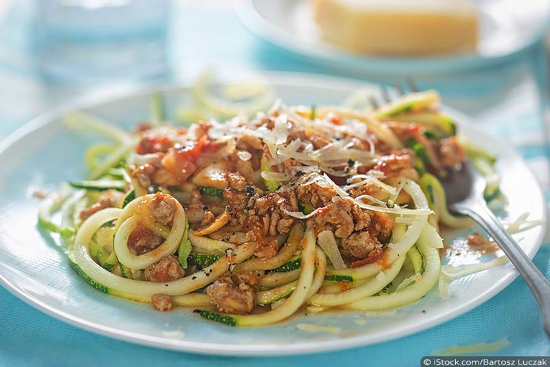 zucchini-nudeln bolognese