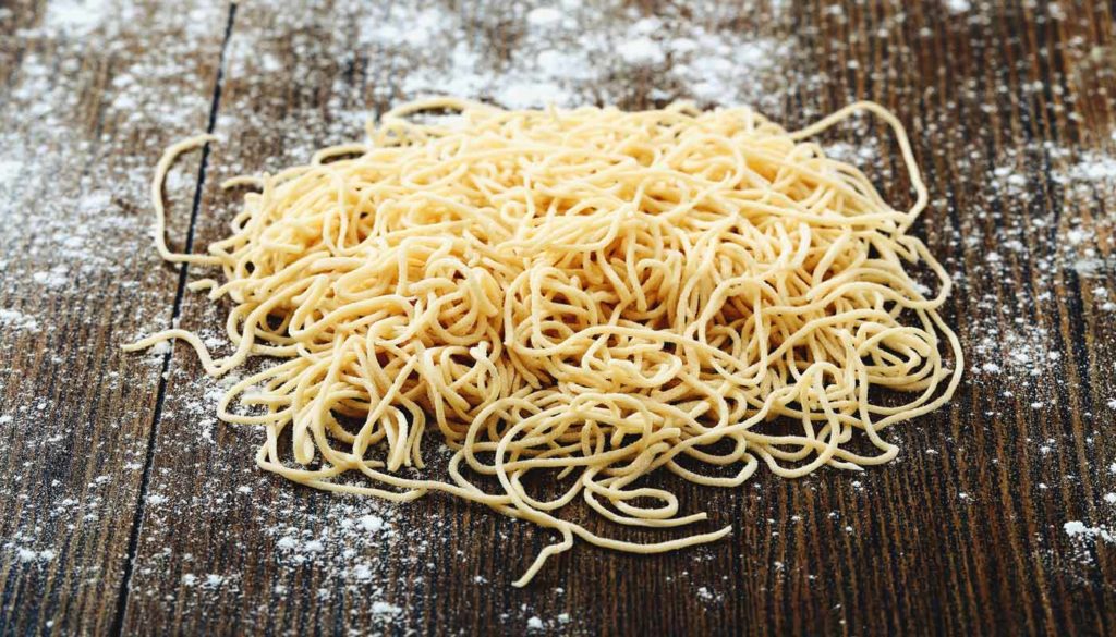 Selbstgemachte Spaghetti