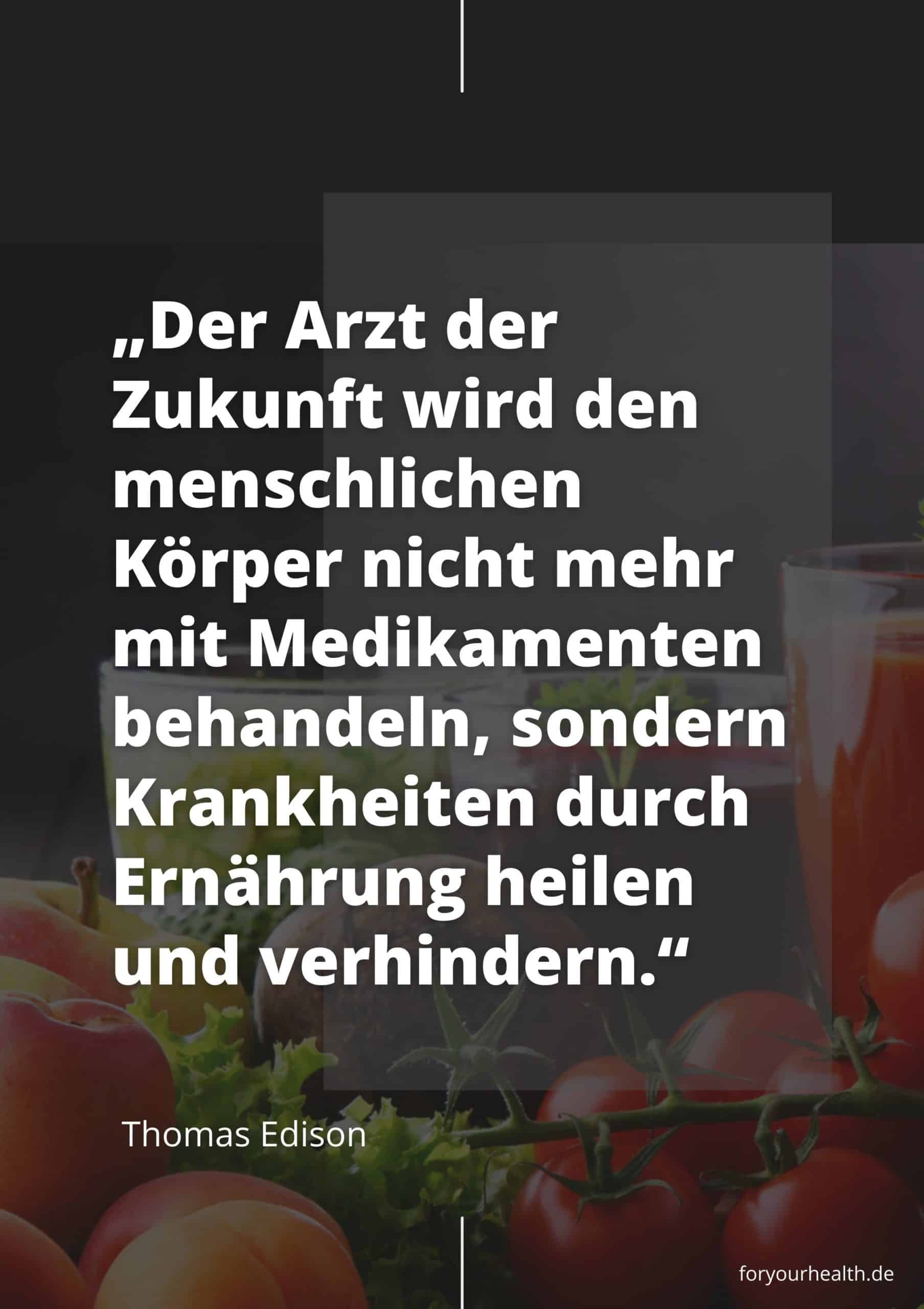Gesunde Ernährung Sprüche und Zitate zur Inspiration foryourhealth