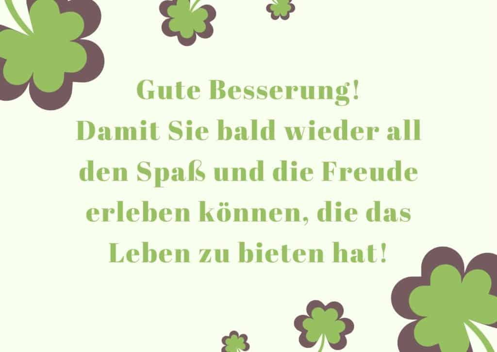 Besserung whatsapp gute